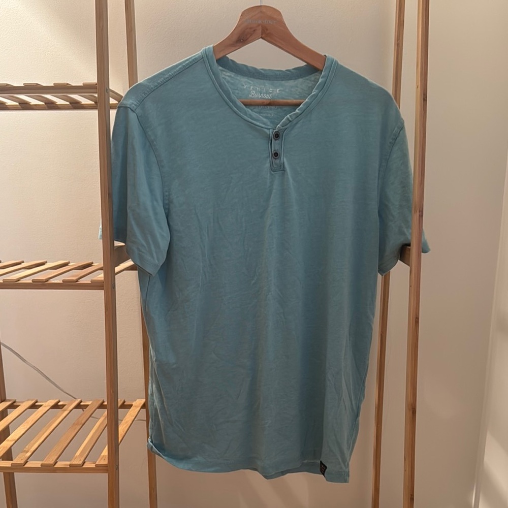 Lucky Brand Blue Short Sleeve Tee